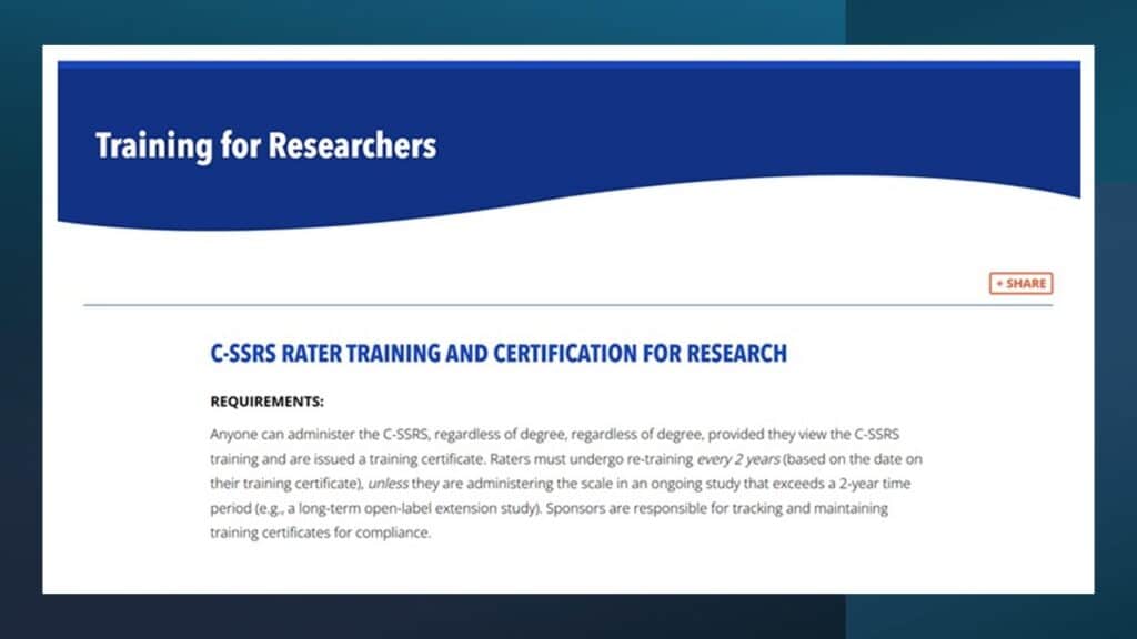 training for researchers