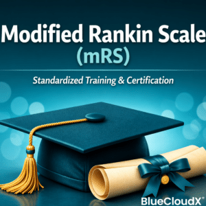 Modified Rankin Scale mRS standardized training and certification graphic